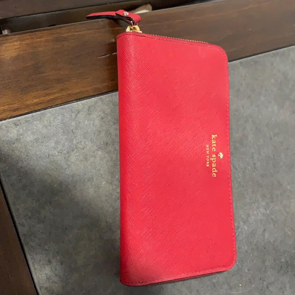 Red Kate Spade wallet